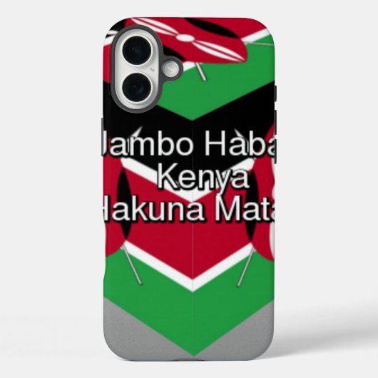 Coques Case-Mate iPhone Jambo Habari ! Kenya Hakuna Matata (Verso)