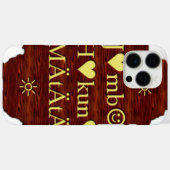 Coques Case-Mate iPhone Jambo Hakuna Matata : Art africain Imprimer/Graphi (Verso (horizontal))