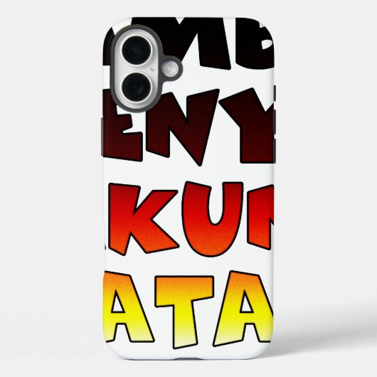 Coques Case-Mate iPhone Jambo Kenya Hakuna Matata (Verso)