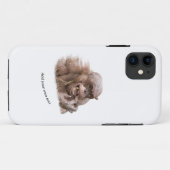 Coques Case-Mate iPhone Jambo The Hairless Chimp (modifier votre propre te (Dos (Horizontal))
