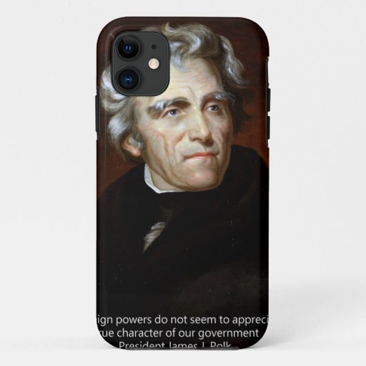 Coques Case-Mate iPhone James K Polk Et Citation (Dos)