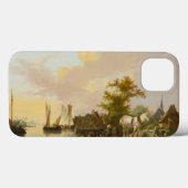 Coques Case-Mate iPhone Jan van Os - Paysans déchargeant du fret (Verso (horizontal))