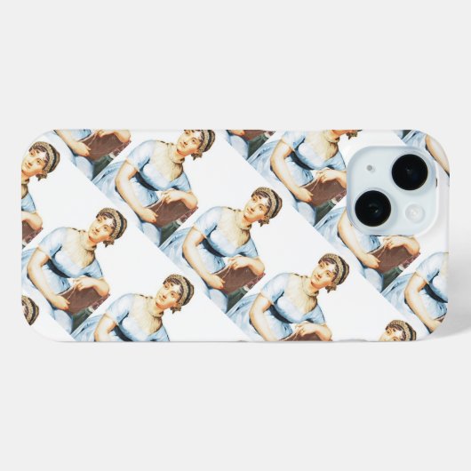 Coques Case-Mate iPhone Jane Austen (Verso (horizontal))