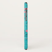 Coques Case-Mate iPhone Jane Austen Fierté et préjugés Floral Turquoise et (Dos/Gauche)