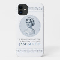 Jane Austen Portrait et citation sur la lecture Co