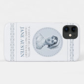 Coques Case-Mate iPhone Jane Austen Portrait et citation sur la lecture Co (Dos (Horizontal))