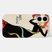 Coques Case-Mate iPhone Jane Avril de la danseuse Art nouveau par Toulouse (Verso (horizontal))
