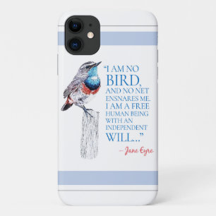 Case-Mate iPhone Case Jane Eyre - Je Ne Suis Pas Un Oiseau - Oiseau Bleu