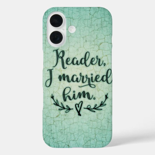 Coques Case-Mate iPhone Jane Eyre Reader Je L'Ai Marié (Verso)