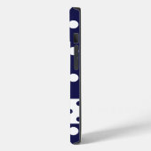 Coques Case-Mate iPhone Janice - Pois Mignons Avec Votre Nom - (Verso / Gauche)