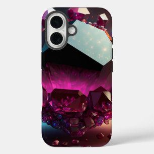 Coques iPhone 16 Janvier Pierre de naissance Garnet Glow Imaginaire