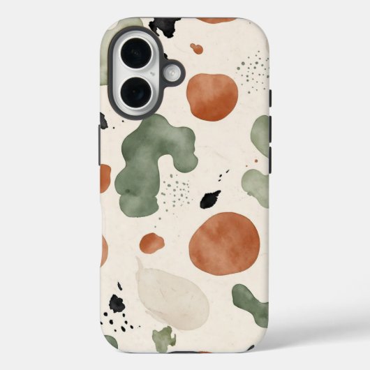 Coques Case-Mate iPhone Japandi Organic Shapes Beige Case (Verso)