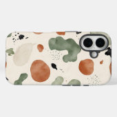 Coques Case-Mate iPhone Japandi Organic Shapes Beige Case (Verso (horizontal))
