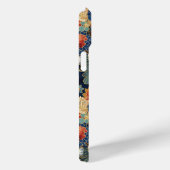 Coques Case-Mate iPhone Japanese Blue Floral Pattern Monogrammed (Verso / Droite)