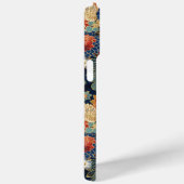 Coques Case-Mate iPhone Japanese Blue Floral Pattern Monogrammed (Verso / Droite)