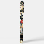 Coques Case-Mate iPhone Japanese Gold Floral Pattern Monogrammed (Verso / Droite)