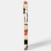 Coques Case-Mate iPhone Japanese Gold Floral Pattern Monogrammed (Verso / Gauche)