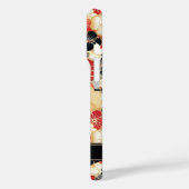 Coques Case-Mate iPhone Japanese Gold Floral Pattern Monogrammed (Verso / Gauche)