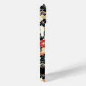 Coques Case-Mate iPhone Japanese Gold Floral Pattern Monogrammed (Verso / Droite)