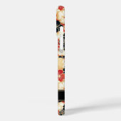 Coques Case-Mate iPhone Japanese Gold Floral Pattern Monogrammed (Verso / Gauche)