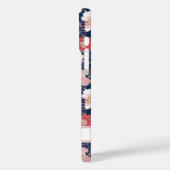 Coques Case-Mate iPhone Japanese Pink Floral Pattern Monogrammed (Verso / Gauche)