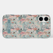 Coques Case-Mate iPhone Japanese Sakura Geisha Pattern Monogrammed (Verso (horizontal))