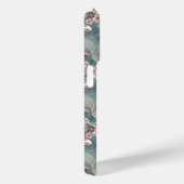 Coques Case-Mate iPhone Japanese Sakura Koi Fish Pattern Monogrammed (Verso / Droite)