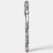 Coques Case-Mate iPhone Japanese Sakura Koi Fish Print Monogrammed (Verso / Gauche)