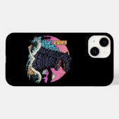 Coques Case-Mate iPhone Japon rétro King Kaiju Wave (Verso (horizontal))