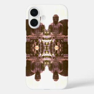 Coques iPhone 16 Japon vintage touristes du Grand Bouddha de Kamaku