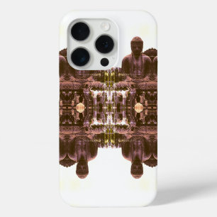Coque iPhone 15 Pro Japon vintage touristes du Grand Bouddha de Kamaku