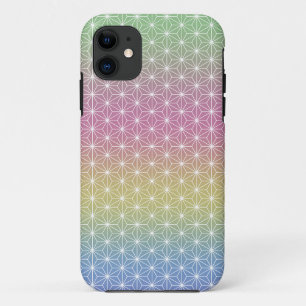 Case-Mate iPhone Case Japonais Asanoha traditionnel Print Pastel Arc-en-