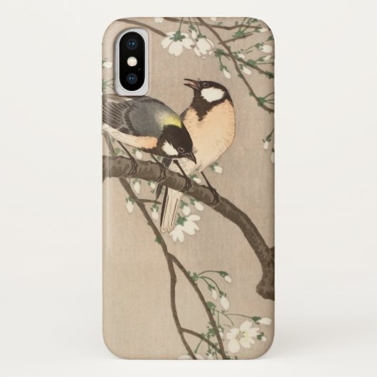 Coques Case-Mate iPhone Japonais Asiatique Koson Bird Chickadee Songbird (Dos)