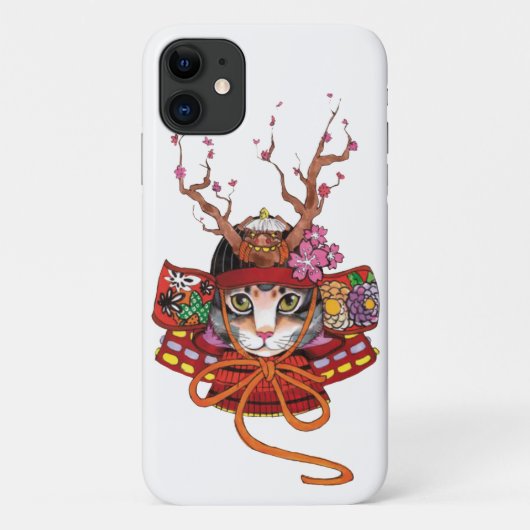 Coques Case-Mate iPhone Japonais Edo Samurai Neko Kitten Coque-Mate iPhone (Dos)
