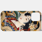 Coques Case-Mate iPhone Japonais Geisha Ukiyo e Art Nom (Verso (horizontal))