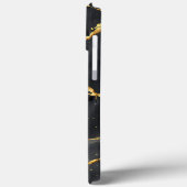 Coques Case-Mate iPhone Japonais Kintsugi Noir & Or (Verso / Gauche)