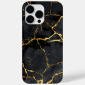 Coques Case-Mate iPhone Japonais Kintsugi Noir & Or (Verso)