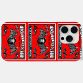 Coques Case-Mate iPhone Japonais La Sécurité Correspond À Art Bats (Verso (horizontal))