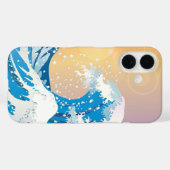 Coques Case-Mate iPhone Japonais Wave Art Sunset Ocean (Verso (horizontal))