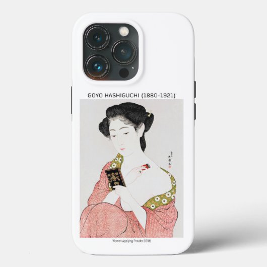 Coques Case-Mate iPhone Japonaise application de poudre - Goyō Hashiguchi (Verso)