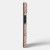 Coques Case-Mate iPhone Japonaise Seigaiha Vave Rust Terracotta (Verso / Droite)
