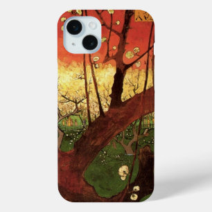 Coque iPhone 15 Mini Japonisme : Arbre à prune fleuri par Vincent van G