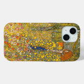 Coques Case-Mate iPhone Jardin agricole Gustav Klimt avec Crucifix (Verso (horizontal))