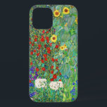 Case-Mate iPhone Case Jardin Agricole Gustav Klimt Avec Peinture De Fleu<br><div class="desc">Jardin Ferme Gustav Klimt Avec Fleurs de soleil Floral Vintage Art Nouveau Peinture</div>
