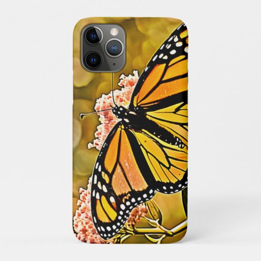 Coques Case-Mate iPhone Jardin artistique papillon monarque (Dos)