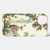 Coques Case-Mate iPhone Jardin asiatique avec femme et animaux (Verso (horizontal))