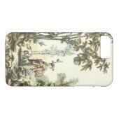Coques Case-Mate iPhone Jardin asiatique avec femme et animaux (Dos (Horizontal))