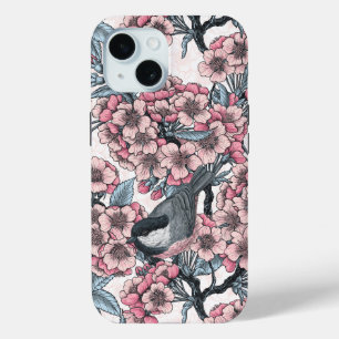 Coque Pour iPhone 15 Jardin aux cerisiers