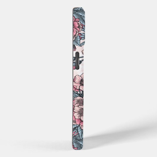 Coques Case-Mate iPhone Jardin aux cerisiers (Verso / Droite)