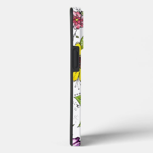 Coques Case-Mate iPhone Jardin aux fleurs blanches (Verso / Droite)